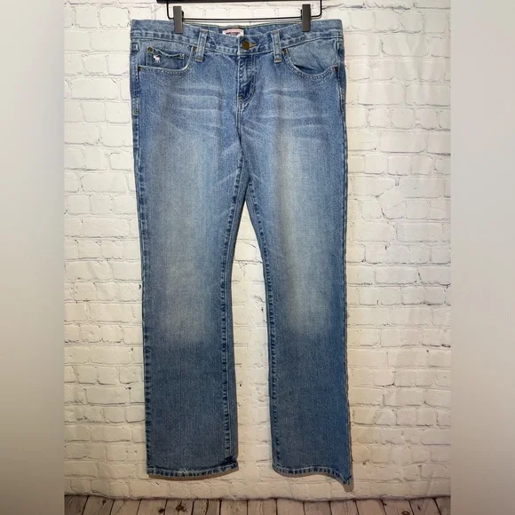 Abercrombie & Fitch size 10 straight leg jeans - Picture 1 of 9